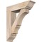 Ekena Millwork Balboa Traditional Smooth Bracket w/ Offset Brace, Douglas Fir, 7 1/2"W x 28"D x 32"H BKT0806X28X32BOA01SDF - alternate 1